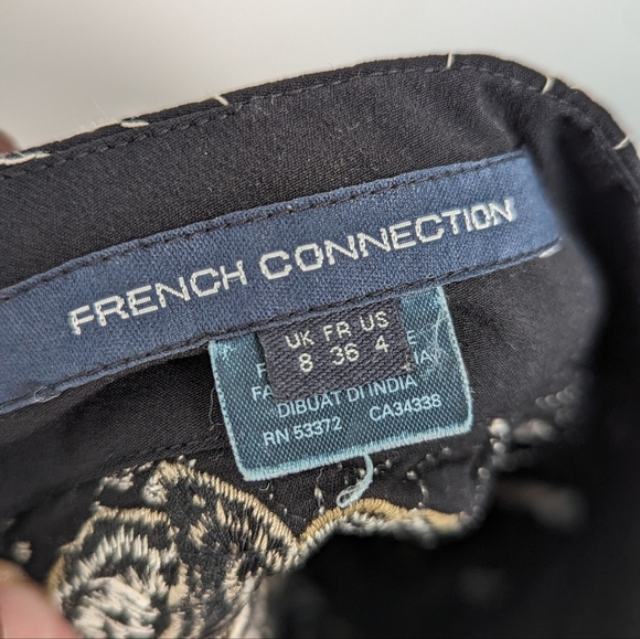 French connection embroidered shorts - Picture 3 of 5